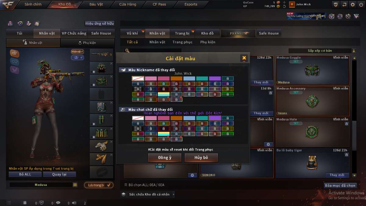 shop acc cf uy tin gia re